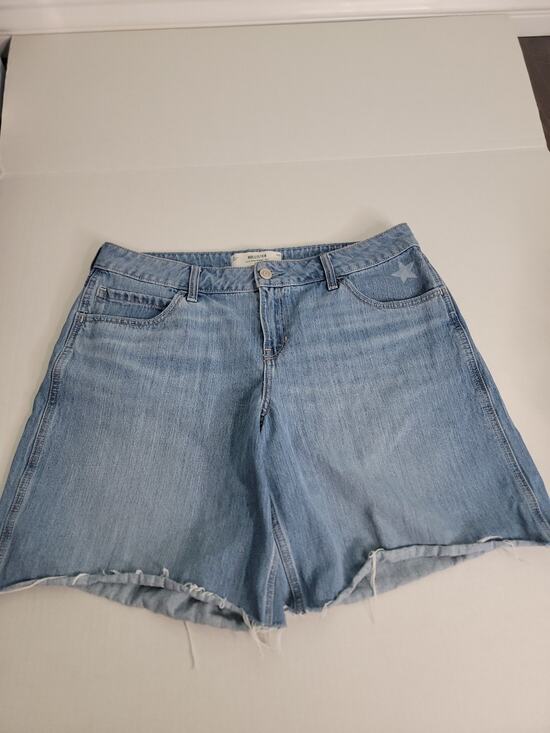 Hollister Pants - Hollister Jean Shorts Womens SZ 32 Low Rise Baggy Jort Cutoff 100% Cotton